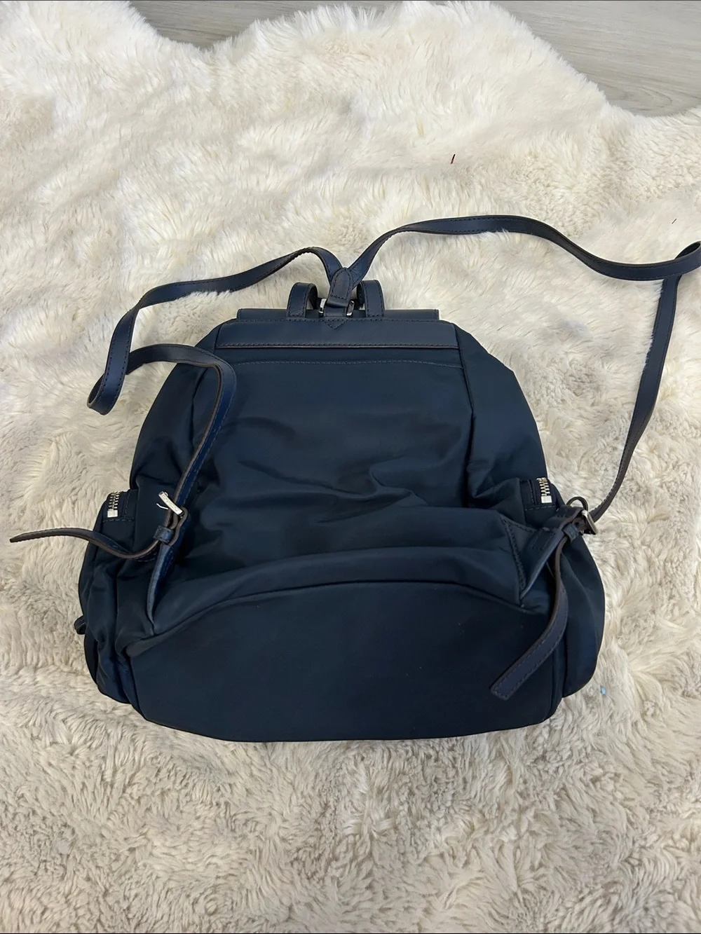 Michael Kors Abby Backpack Navy Nylon